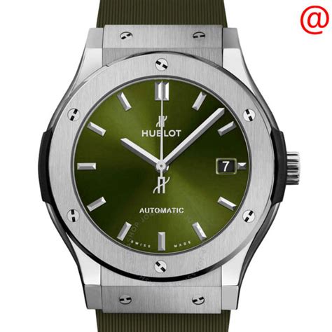 Hublot Classic Fusion Automatic Green Dial Men's Watch for 